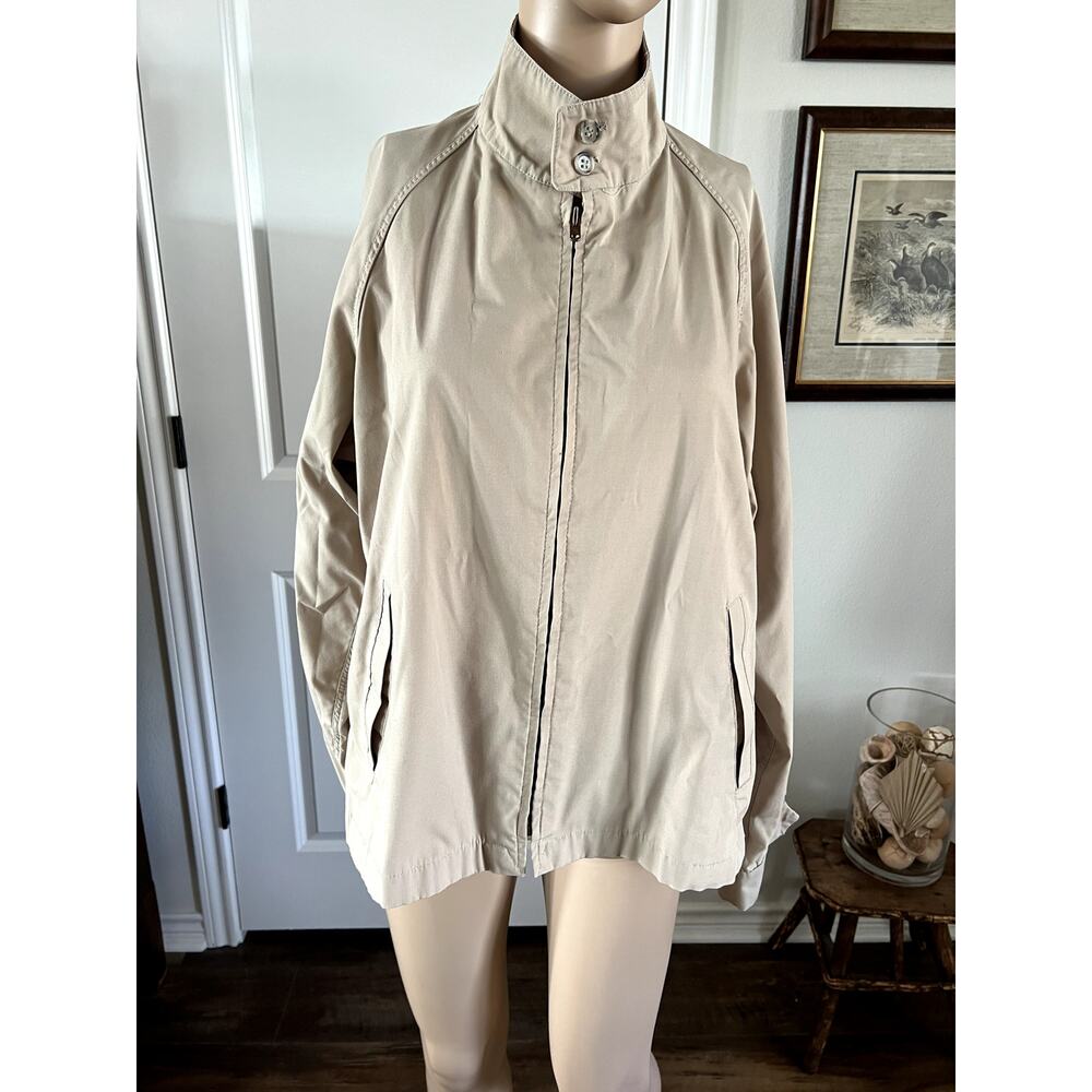 Brown London Fog zip up jacket